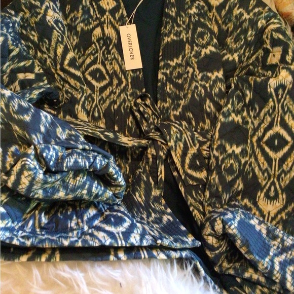 NEW! Overlover Boho belted cotton jacket - Picture 2 of 7